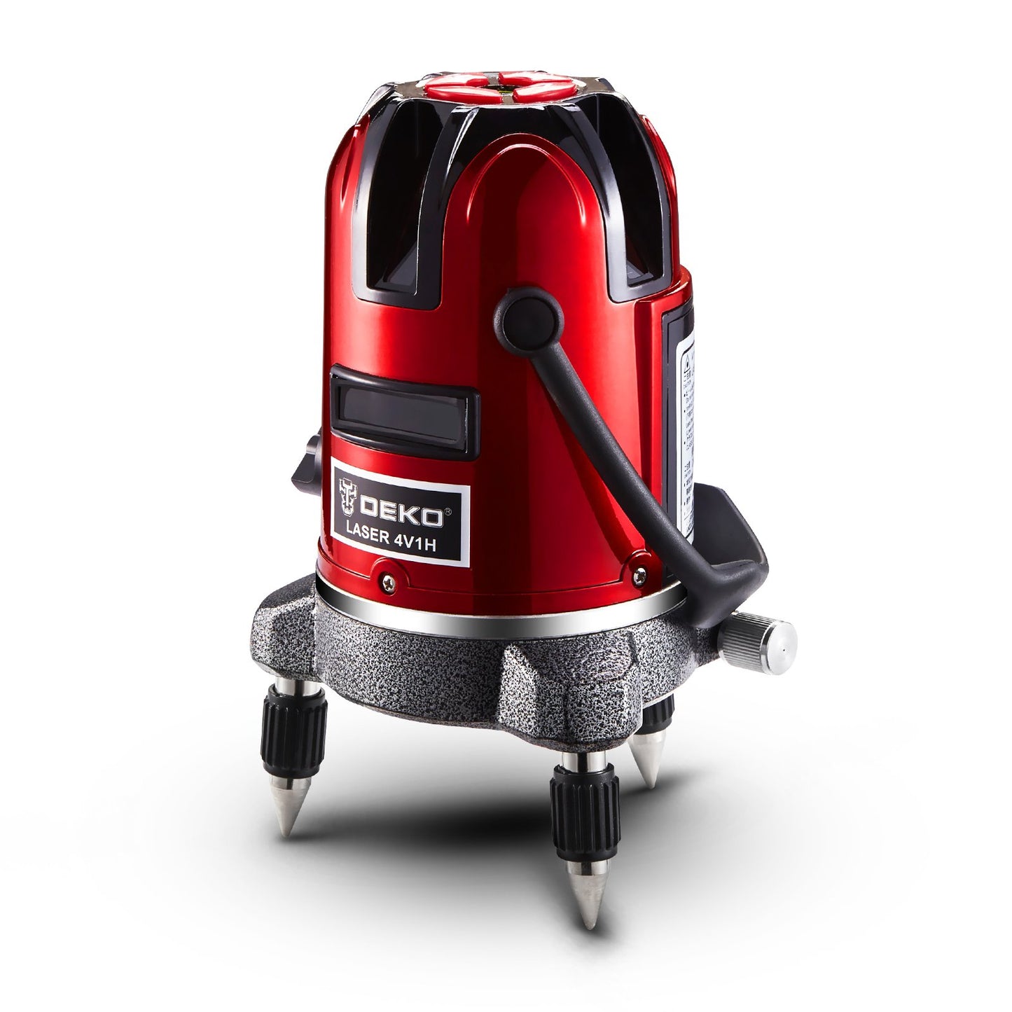 Красный Лазерный Уровень Нивелир DEKO LL58R, 5 линий и 6 точек, 360° Автоматическое самовыравнивание