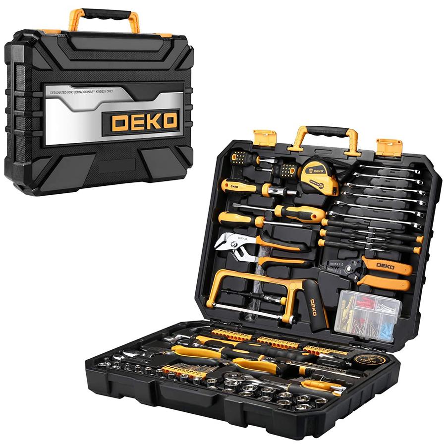 Набор инструментов DEKO для домашнего ремонта 198 шт.