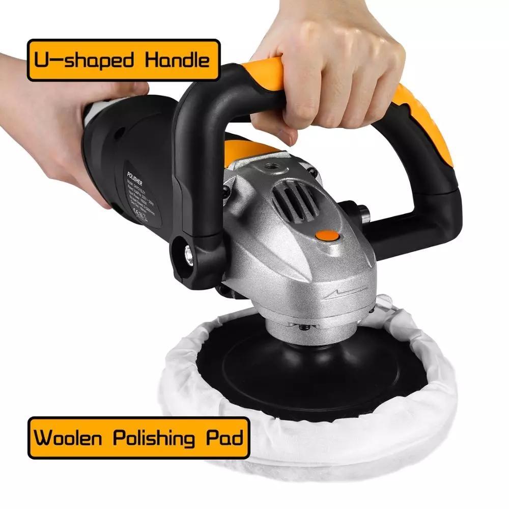 Электрическая Автоматическая Полировальная Машина Полировщик DEKO DKPO18LD1, 1600 Вт 3200 об/мин 180 мм
