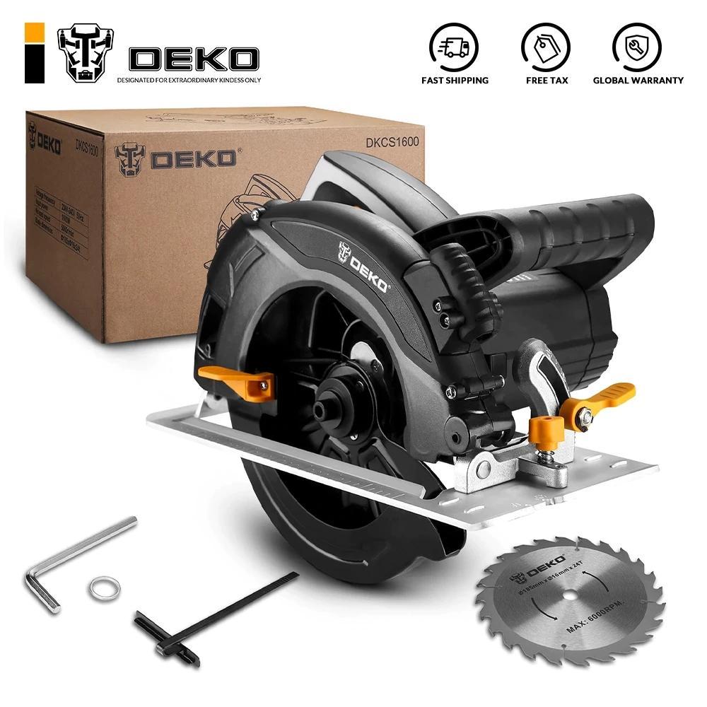 Циркулярная Пила Дисковая DEKO DKCS1600 с лазерной линейкой/лезвием